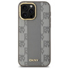 Original Case IPHONE 14 PRO MAX DKNY Hardcase Leather Checkered Mono Pattern MagSafe (DKHMP14XPCPVSLE) beige