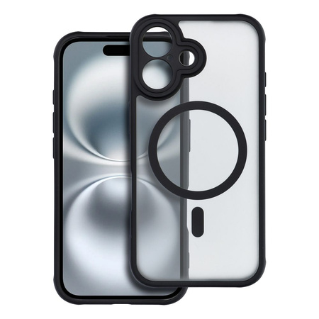 Futerał FULL MATTE MAG COVER kompatybilny z MagSafe do IPHONE 16 czarny