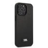 Original Case IPHONE 13 PRO MAX Karl Lagerfeld Hardcase Saffiano Plaque black