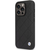 Original Case IPHONE 14 PRO BMW Leather Quilted (BMHCP14L22RQDK) black
