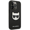 Karl Lagerfeld Saffiano Choupette Head Patch Case - Etui iPhone 14 Pro Max (czarny)