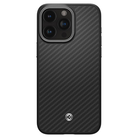 Spigen Enzo Aramid Mag Case mit MagSafe für iPhone 15 Pro Max – Mattschwarz