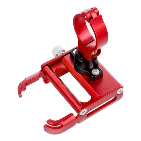 Uchwyt rowerowy na kierownice GUB P30 Aluminium czerwony