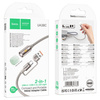 HOCO kabel USB A / Typ C do LED light UA38C złoty