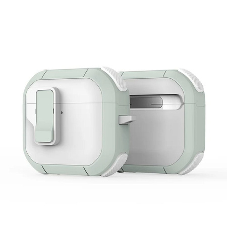DUX DUCIS futerał PECP ochronny TPU+PC na AirPods 4 biało zielony