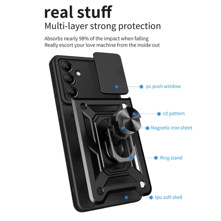 Defender Case Samsung Galaxy M35 5G Black