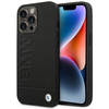 BMW Leather Hot Stamp – Etui iPhone 14 Pro Max (Czarny)
