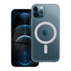 Futerał FROST MAG COVER kompatybilny z MagSafe do IPHONE 12 Pro transparentny