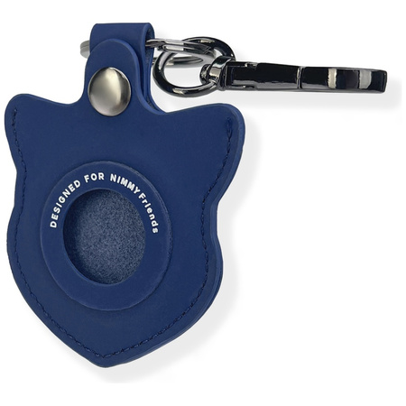 Etui na lokalizator / brelok Nimmy       Glasses Cool Cat niebieski