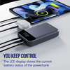Allity power bank do laptopa APB-200 PD QC 130W 19200 mAh szary
