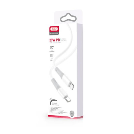 XO kabel NB-Q226A USB-C - Lightning 1m 27W biały