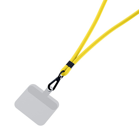 3MK EasyClip Yellow (black) smycz do telefonu