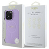 Oryginalne Etui IPHONE 16 PRO Guess Hardcase Saffiano MagSafe (GUHMP16LPSAHMCU) fioletowe