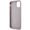 Guess GUHMN61PSAHMCP Hülle für iPhone 11 / Xr – rosa Saffiano MagSafe