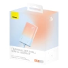 Baseus Popsicle 5200 mAh 20 W Powerbank mit integriertem Lightning Kabel (+ weißes Baseus Simple USB-C – USB-C 60 W/20 V/3 A/30 cm Kabel) – blau-orange