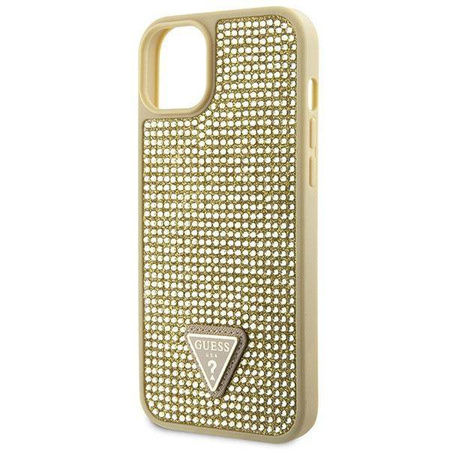 Guess GUHCP14MHDGTPD iPhone 14 Plus 6,7" Gold/Gold Hardcase Strass Dreieck