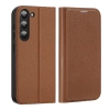 Dux Ducis Skin X2 etui Samsung Galaxy S23+ pokrowiec z klapką portfel podstawka brązowe