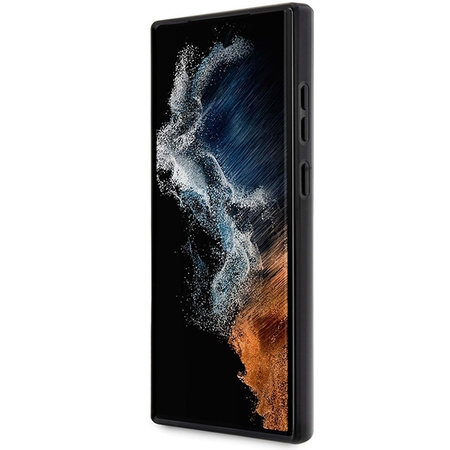Guess GUHCS23LPCUMAK S23 Ultra S918 czarny/black hardcase Marble