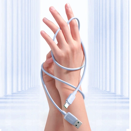 Kabel USB - USB C 3A 1,2m Joyroom S-AC027A14 - niebieski