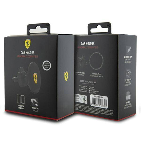 Uchwyt samochodowy Ferrari 2023 Collection MagSafe magnetyczny do kratki nawiewu - czarny