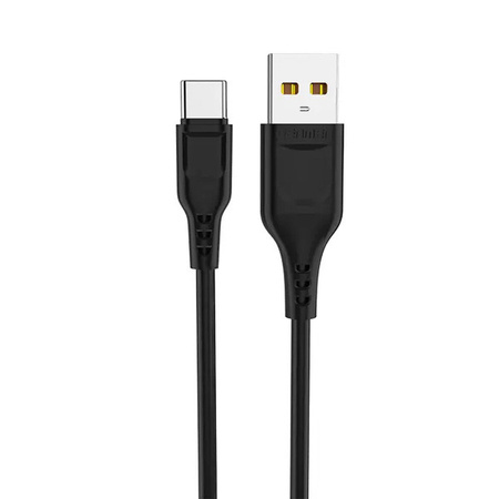 KABEL USB TYP-C DENMEN 2.1A CZARNY 2M USB 2.1A D23