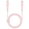 ENERGEA kabel Flow USB-C - LightningC94 MFI 1.5m różowy/pink 60W 3A PD Fast Charge
