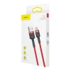 Baseus Cafule Cable - Kabel do ładowania i transmisji danych USB do USB-C 3 A, 0.5 m (czerwony)