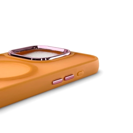 Magnetic Collection MagSafe iPhone 16 Pro Case - Orange