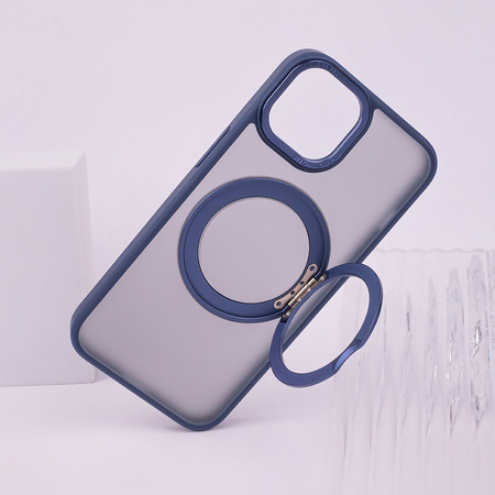 Nakładka Mag Ring Rotating do iPhone 15 Pro 6,1&quot; granatowy