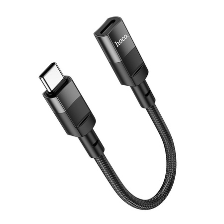 HOCO adapter Typ C (męski) do iPhone Lightning 8-pin (żeński) U107 10cm czarna