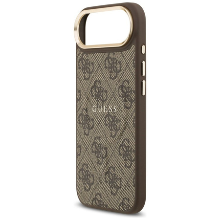 GUESS futerał do IPHONE 17 Air kompatybilny z MagSafe GUHMP17MP4MSEGCW (PU 4G W/ Classic) brązowy