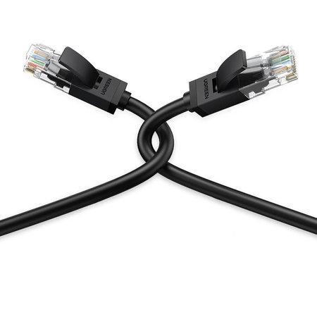 Ugreen płaski kabel sieciowy LAN Ethernet Cat. 6 2m czarny (NW102)
