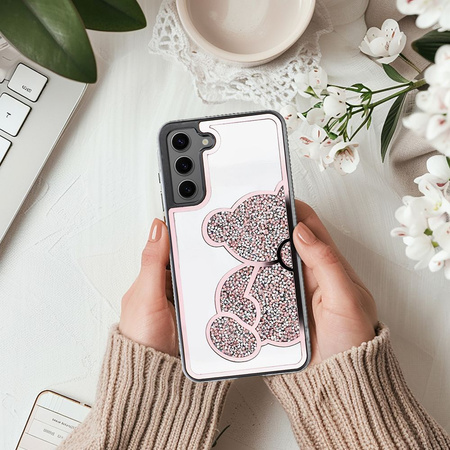 Futerał TEDDY BEAR do SAMSUNG A56 5G różowy