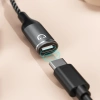 Dudao L13C+ 2in1 USB-C-Adapter – Grau