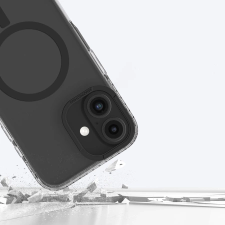 AmazingThing Titan Pro Mag Case mit Magnetring für iPhone 16 - Schwarz