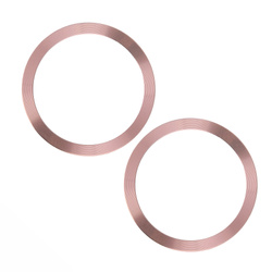 Metal Ring (2szt.) różowy