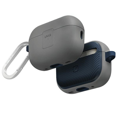 UNIQ etui Clyde Lock Case AirPods Pro 2(2022/2023) szaro-niebieski/chalk grey-marine blue