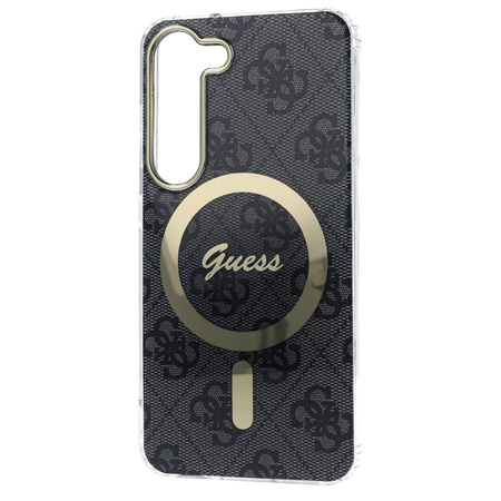 Guess GUHMS23SH4STK S23 S911 schwarz/schwarzes Hardcase 4G MagSafe