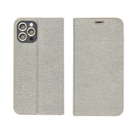 Kabura LUNA Book Gold do XIAOMI Redmi NOTE 10 Pro srebrny