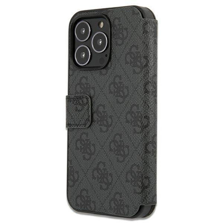 Guess etui do iPhone 13 Pro Max 6,7&quot; GUBKP13X4GMGGR szary book case 4G Big Metal Logo