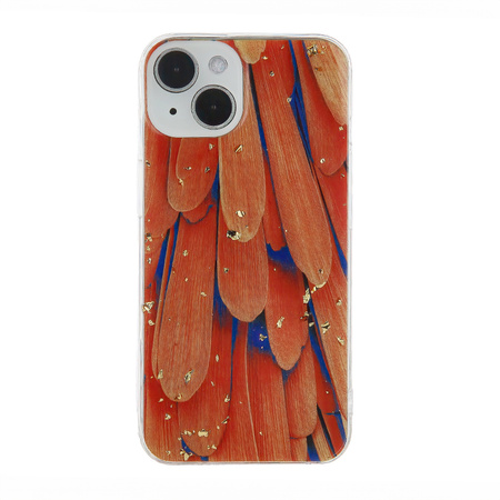 Nakładka Gold Glam do iPhone 14 6,1" Orange