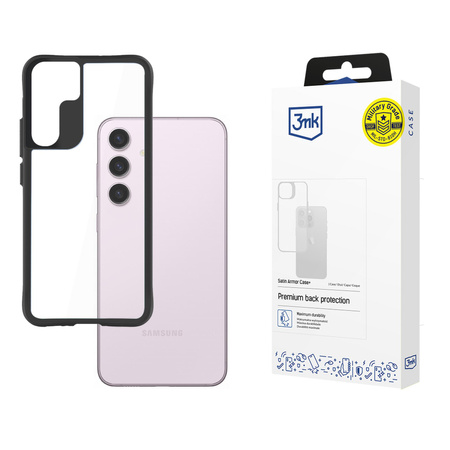 3mk Satin Armor Case+ Hülle für Samsung Galaxy S24 – transparent