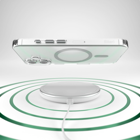 Nakładka Etteri Color Mag do iPhone 16 Plus 6,7" szara