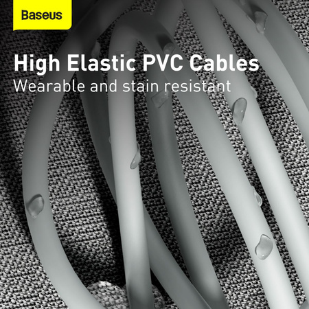 Baseus 2x kabel USB Typ C - Lightning szybkie ładowanie Power Delivery 20 W 1,5 m biały (TZCATLZJ-02)
