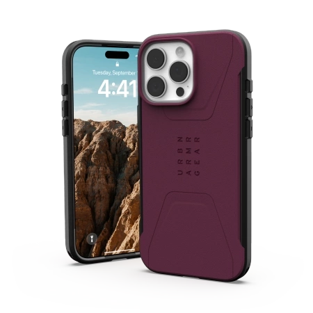 UAG Civilian Magsafe Hülle für iPhone 16 Pro Max – rot