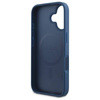Oryginalne Etui IPHONE 16 Guess Hardcase 4G Printed Stripes MagSafe (GUHMP16SP4RPSB) niebieskie