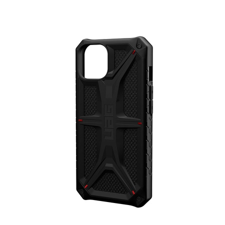 UAG Monarch - Schutzhülle für iPhone 14 Plus (Kevlar-Schwarz)