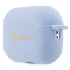 Guess GUAP2LSCHSB AirPods Pro 2 Cover Blau/Blau Silikon Charm Heart Collection