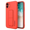 Wozinsky Kickstand Case Silikonhülle mit Ständer für iPhone 12 Pro rot