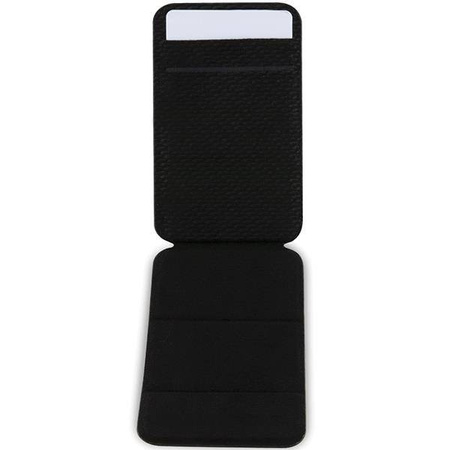 Oryginalne Etui IPHONE Z MAGSAFE BMW Wallet Card Slot Stand MagSafe Signature Collection (BMWCSMRSK) czarne